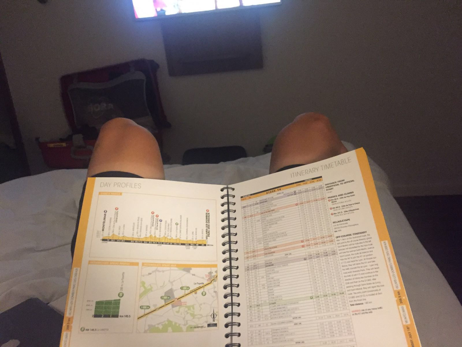 Tour de France 2016: #AllezKoni Stage 13: Studying. Tomorrow's. Stage.