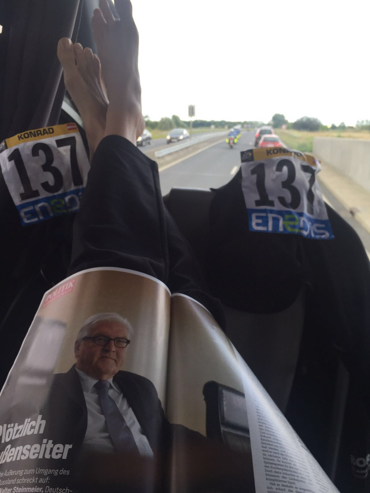 Tour de France 2016: #AllezKoni Stage 2: Hard. Cramps. Reading.