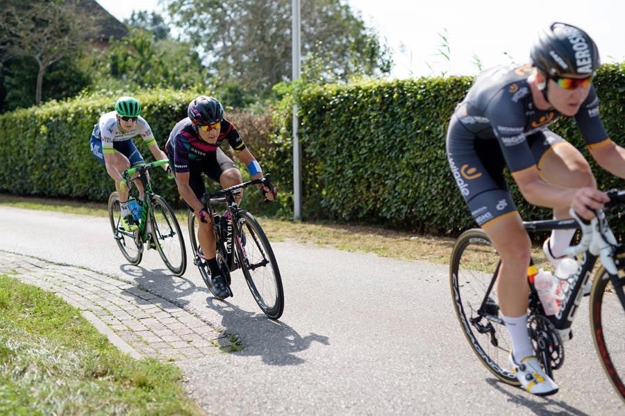 CANYON//SRAM Racing: Barbara Guarischi in the break on stage four of Boels Ladies Tour