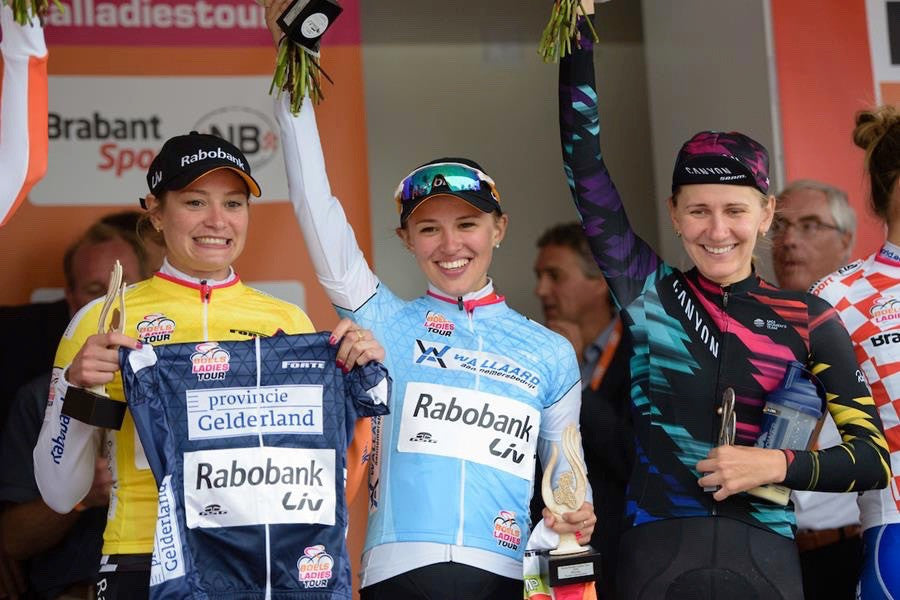 CANYON//SRAM Racing: Alena Amialiusik takes third on GC at Boels Ladies Tour
