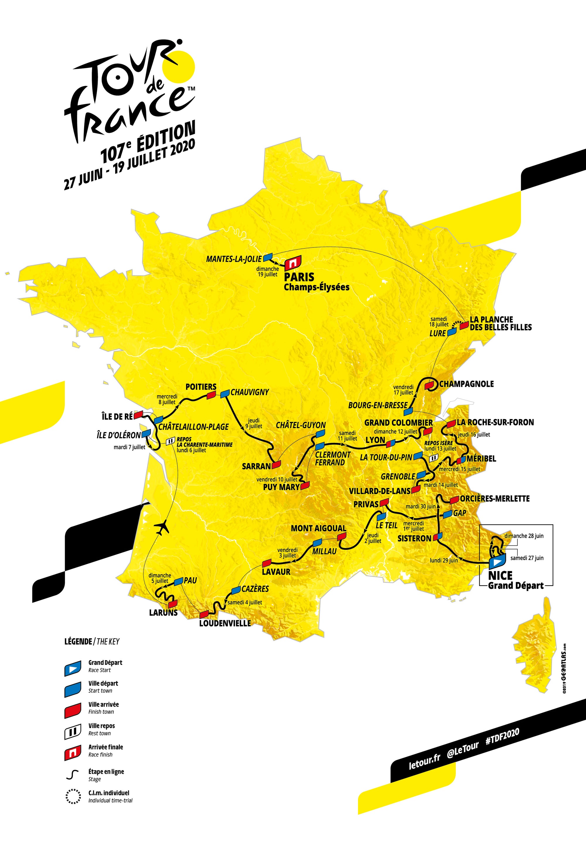 Tour de France 2020 - Route Presentation - Paris 15.10.19