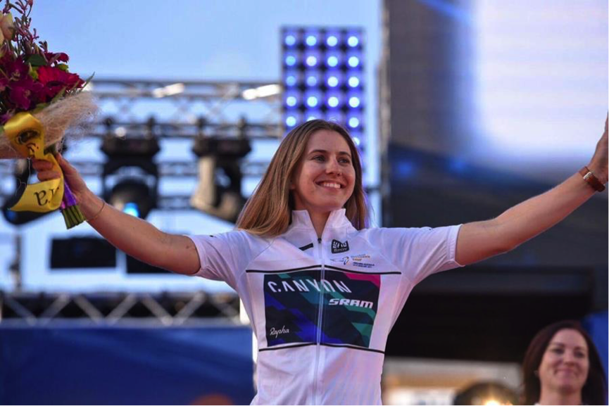 CANYON//SRAM Racing: Alexis Ryan leads the Young Rider classification at the Santos Women's Tour